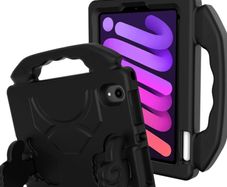 For Apple iPad Mini 6 Kids Friendly Case Shockproof Cover With Thumbs Up - Black
