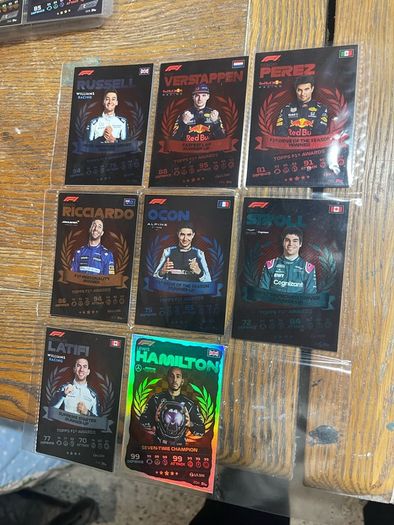 F1 cards