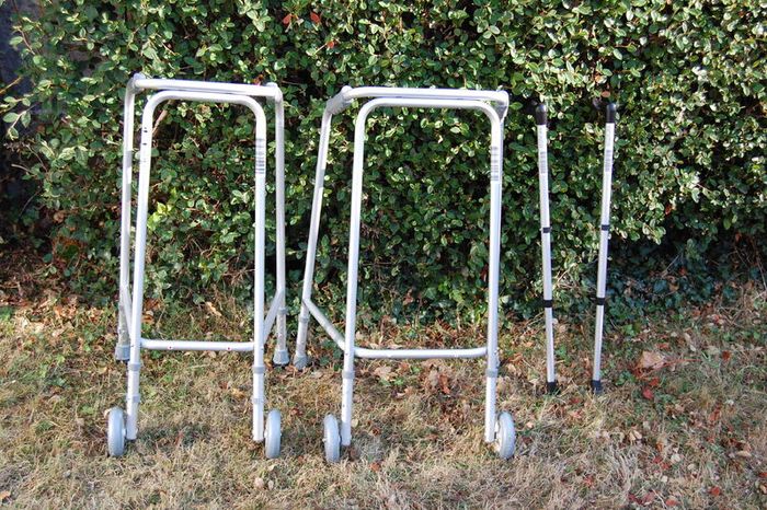 Walking Frames and Walking Sticks