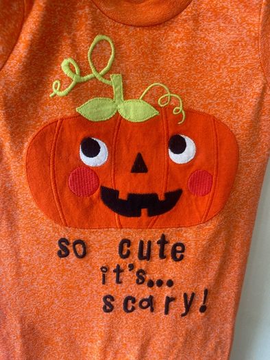 Pumkin costume with hat (0-3 months)