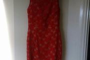 AWear red lace dress (UK 8)