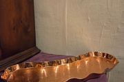 Solid Copper Henry Loveridge &amp; Co "Kidney" tray