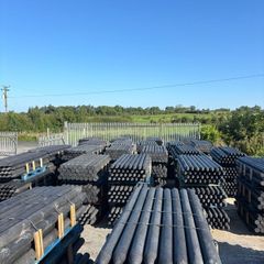 Rubber fencing stakes