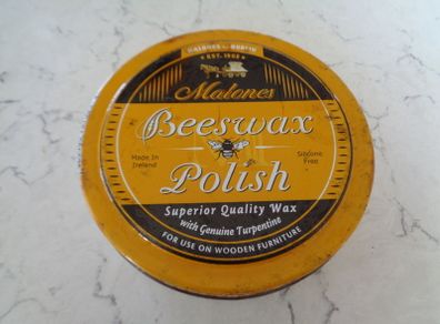 Vintage Tin of "Malones" Beeswax Polish for sale