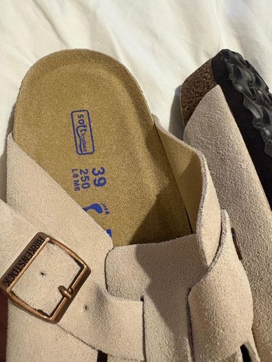 Birkenstock clogs / cream / new