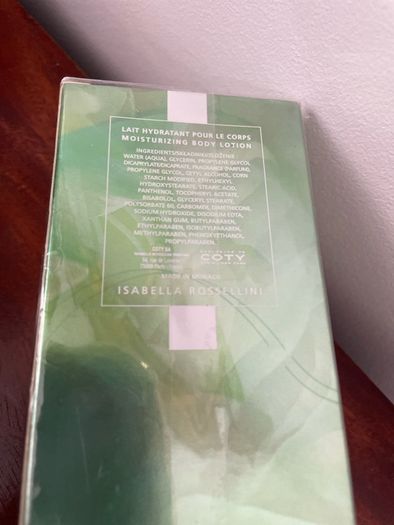 Isabella Rossellini My Manifesto body cream