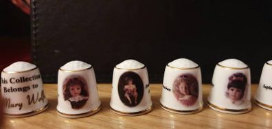 Mayfair Edition Thimble Collection wt Display Stand