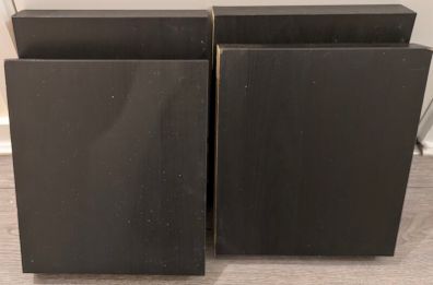 IKEA LACK wall shelves black-brown (4)