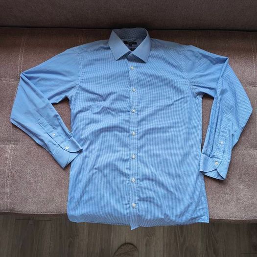 Men's Long sleeve Blue shirt, size M