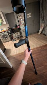 Pair of new extendable Closed Cuff Crutches