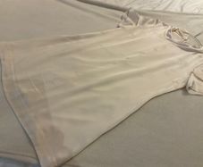 Italian designer Ana Pires Cream Dress UK 10