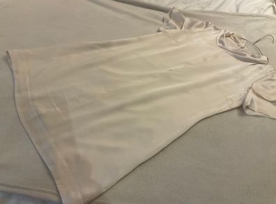 Italian designer Ana Pires Cream Dress UK 10