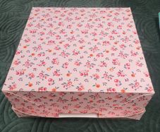 Cardboard cake box