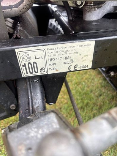 Honda ride on lawnmower