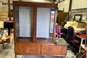 Mid-Century Modern Display Cabinet with Storage