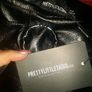 Bnwt Pretty Little Thing  Black Faux Leather Ring Belt Mini Skirt Size UK14 EU42 Postage Included Image 7