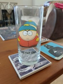 south park cartman glass