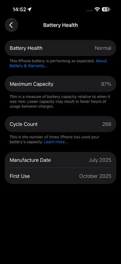 Apple iPhone 17 Pro 1TB - Applecare+ - 97% Batt