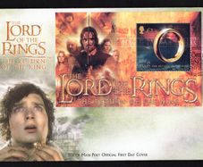 2003 Isle of Man The Lord of the Rings The Return of the King Commemorative Stamp Miniature Sheet First Day Cover (FDC)