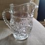 Vintage glass star of David pitcher Image 2