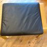 IKEA leather footstool Image 2