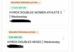 Hyrox Dublin Women and Mixed Doubles