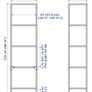 IKEA VITTSJO shelving unit (White) Image 4