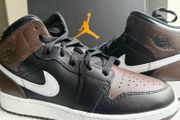 Nike Air Jordan 1 Mid Brown/Black UK5 EU38