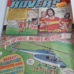 vintage comic Roy of the Rovers 1984