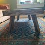 Mid-Century Oak and Ceramic Coffee Table Image 2