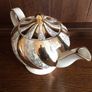 Vintage Sadler Gold and Cream teapot sugar bowl and creamer set Image 4