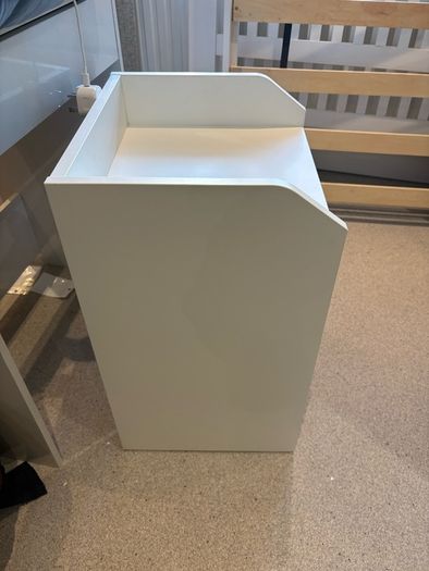 Hauga Bedside Table locker  White