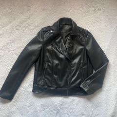 Faux leader jacket