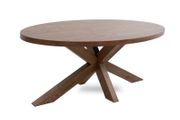 Scandinavian Oval Oak Dining Table 200cm Brand New