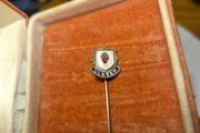 Vintage Enamel Tourist Shield Charm | Ulster Northern Ireland | Tourist Birthplace Souvenir