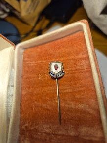 Vintage Enamel Tourist Shield Charm | Ulster Northern Ireland | Tourist Birthplace Souvenir