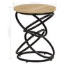End Table Solid Mango Wood 40x50 cm Image 9