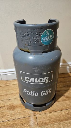 Gas cylinder empty
