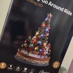 Christmas Light Up Merry Go Round