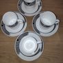 Wedgwood Bone China Hotelware 4 demitasse coffee cups with saucers Image 7