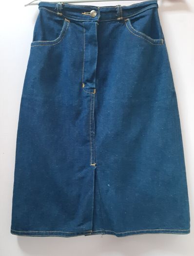 vintage denim skirt 100% cotton