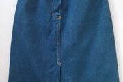 vintage denim skirt 100% cotton