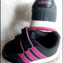 Adidas VS Switch 2 CMF Infant Girls Trainers Pink & Black Image 5