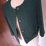 Hobbs Stunning New Unworn Bottle Green Boucle Blazer Jacked Size 12 Image 3