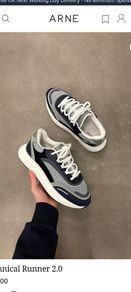 Arne technical mens trainers blue white brand new