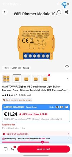 zigbee dimmer module
