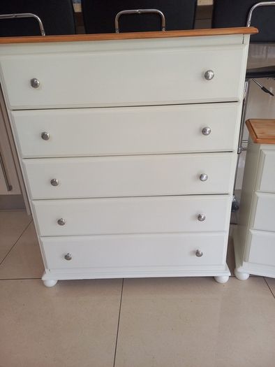chest of drawers and matching locker