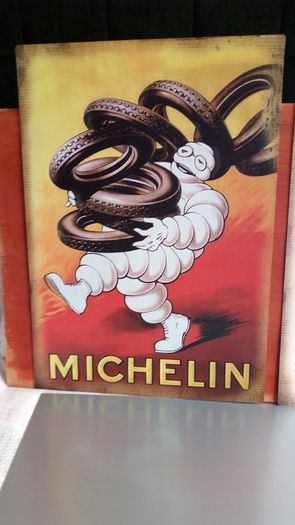 Castrol GTX classic car poster Michelin tyres large poster