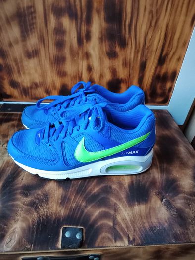 Nike air max command size 5 cobalt and green