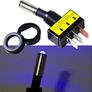 46102 12V Car Boat Auto Blue LED Light Toggle Rocker Switch 3Pin SPST ON/OFF Image 2